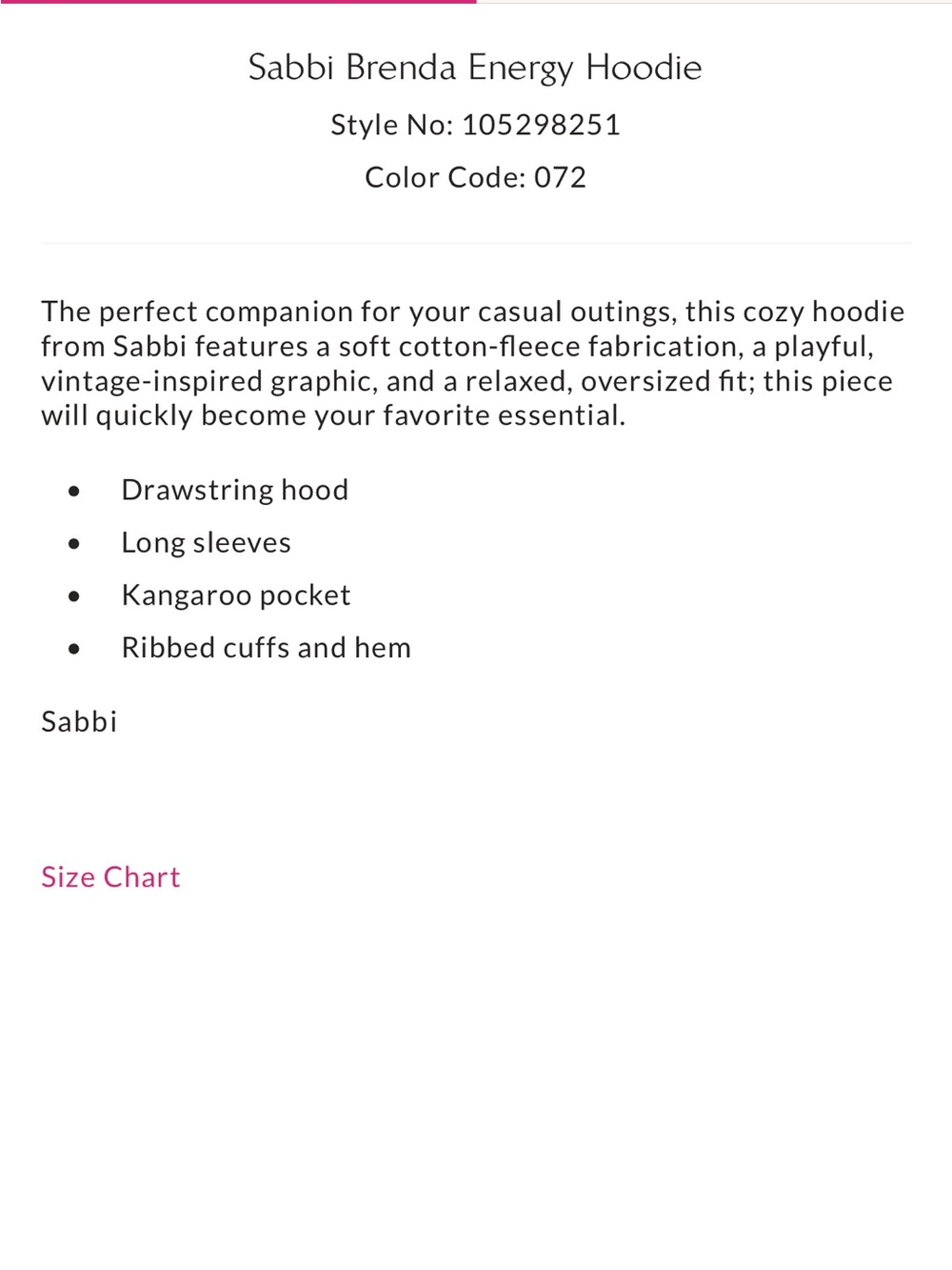 Free People X Sabbi Brenda Energy Hoodie - Picture 7 of 8